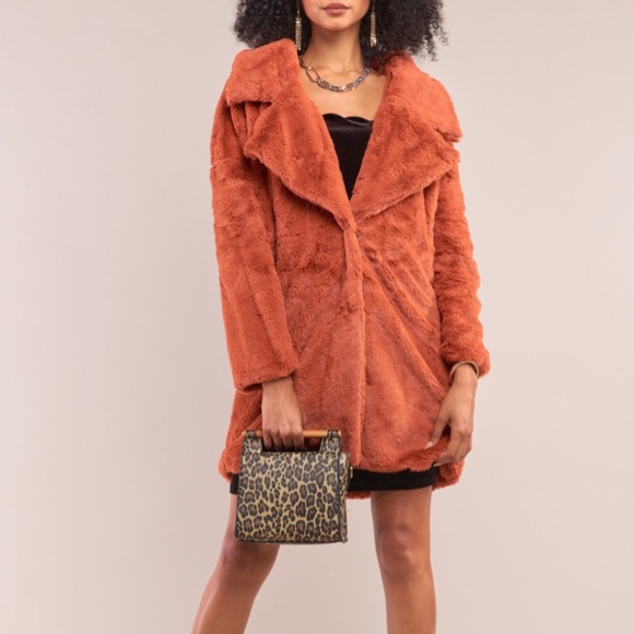 NWT Oversized Teddy Coat - Picture 2 of 5